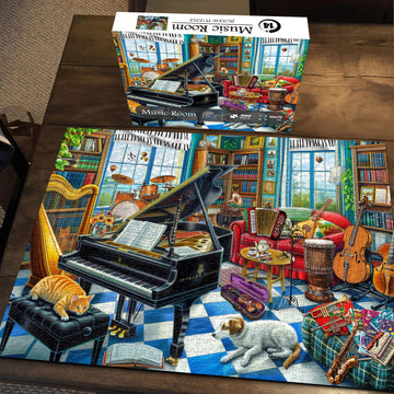 Music Room puzzle puzzle 1000 pezzi